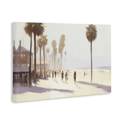  «Run on Tropical Beach», art mural sur toile par Noah Bay