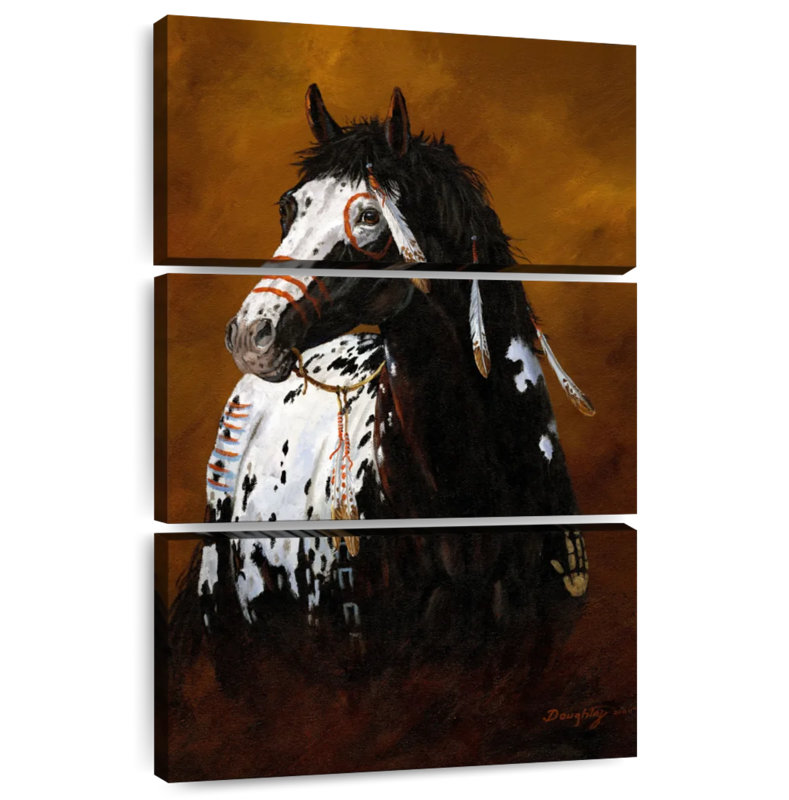 Brampt Sioux War Pony, 57" H x 36" W