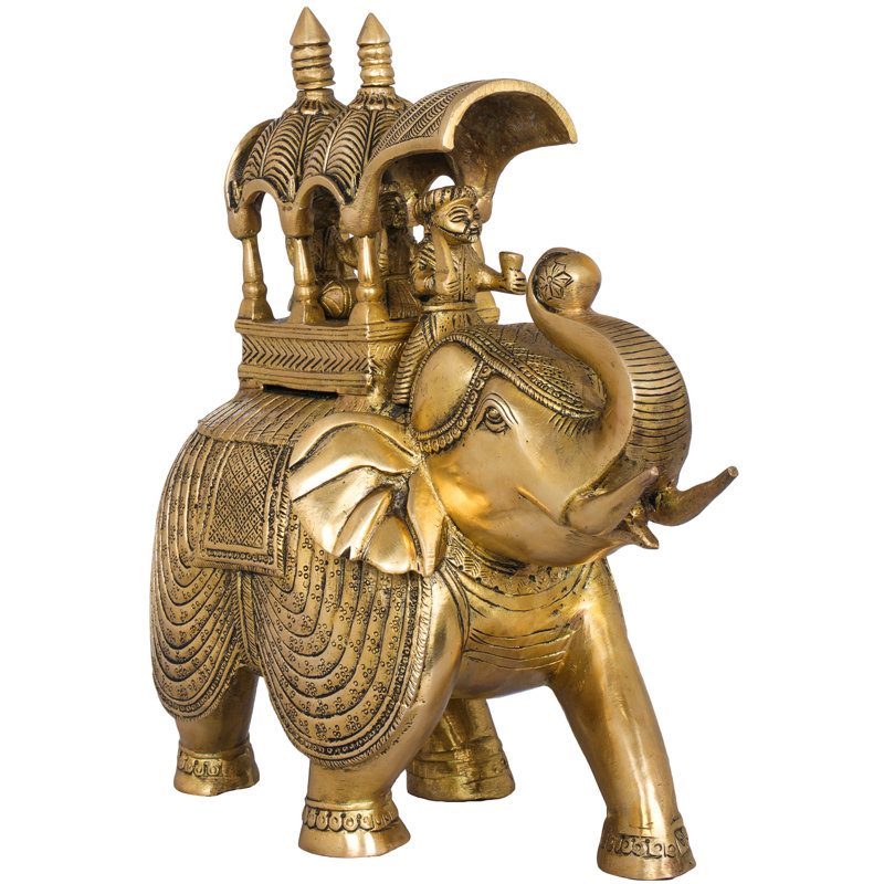 Éléphant royal Palki d'un roi