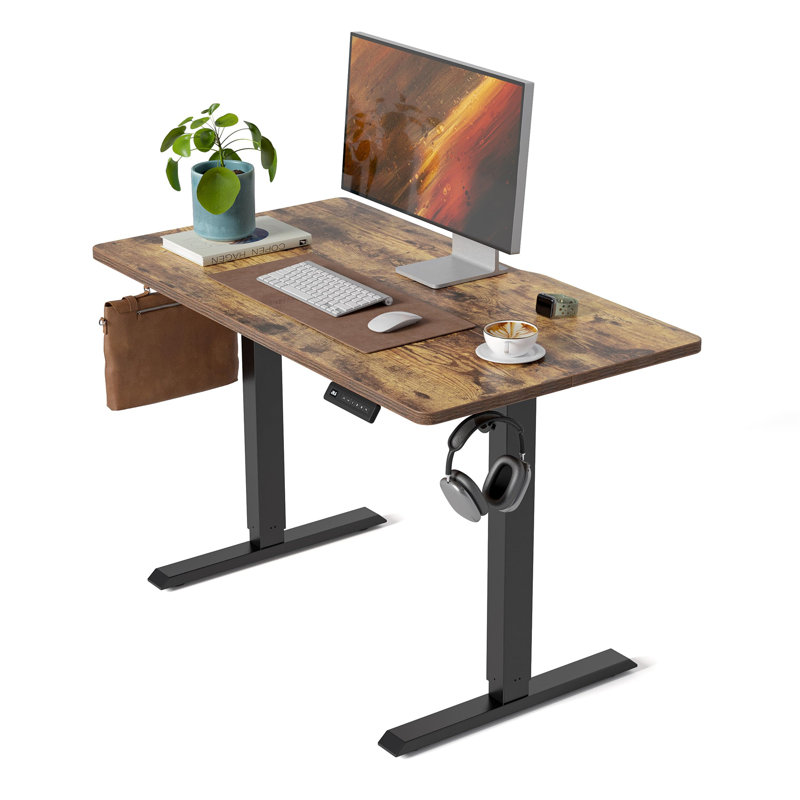 Adjustable Height Steel Computer Desk