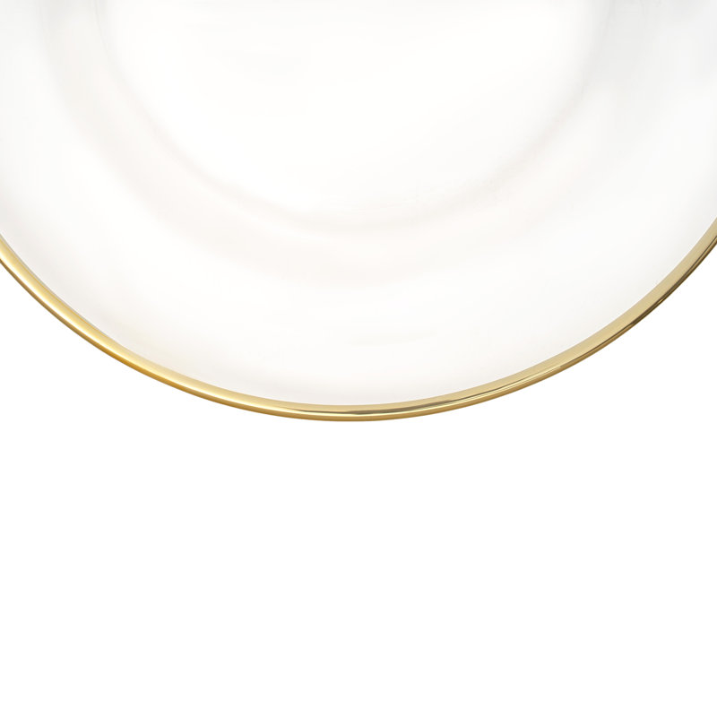 Mattingly Glass Solid Colour Charger, Gold
