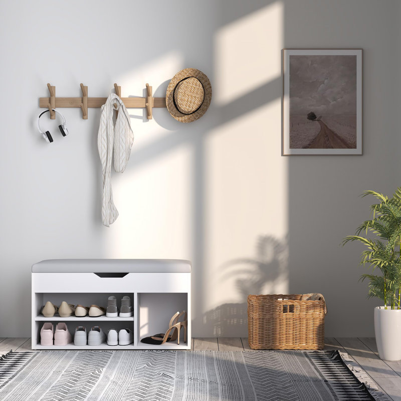 7 Pair Shoe Storage Bench
