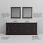 Duke l 84 po x P 22 po. Double meuble-lavabo et miroirs-1421250547-1345480663