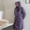 Bee 100% Cotton Waffle Bathrobe