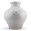 Vase en porcelaine blanc cassé