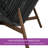 Alpharetta Papasan Comfortable Chair With Cushion-1544700382