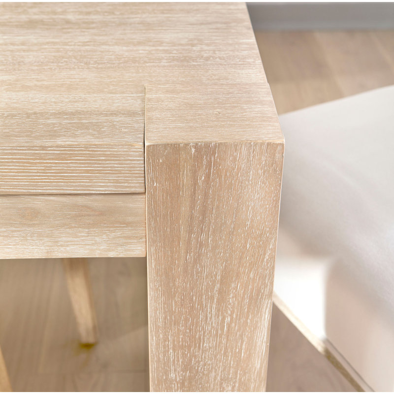 Table de salle à manger extensible Yifei, Natural Gray