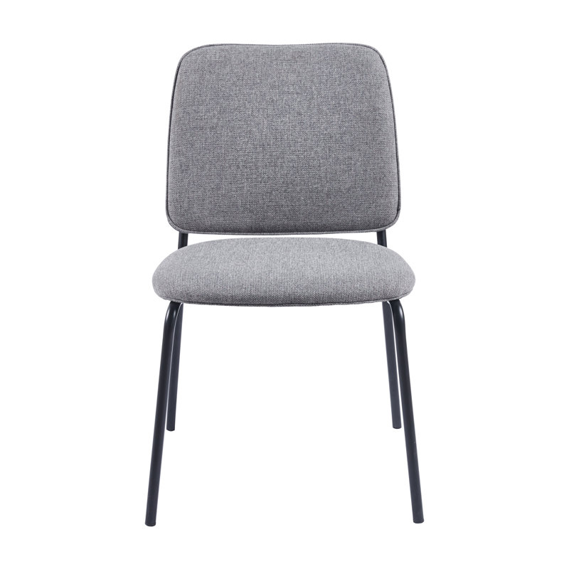 Ensemble de 2 chaises de salle à manger Prisca, Gris