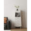 Commode courbée moderne, rangement multi-tiroirs