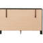G2405-d Gris commode - Panneau de particules éminemment l 58 po, l 17 po, l 34 po P, l 16,99 po, H 34,58 po