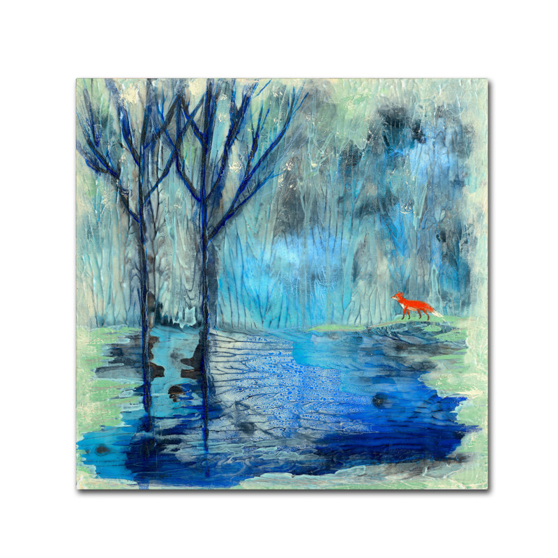 «Tranquil Travels» par Berkley, reproduction sur toile tendue, H 35 po x l 35 po x P 2 po