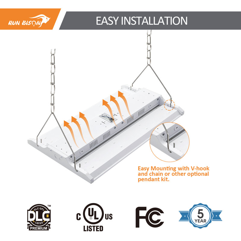 Dimmable Rectangle High Bay Ceiling Light