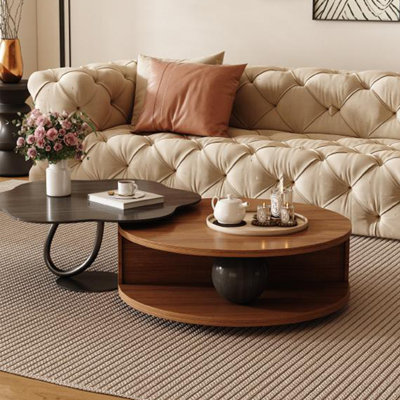 Table basse ronde haut de gamme