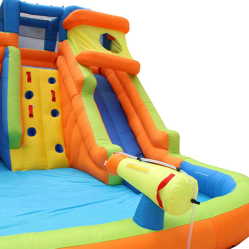 Banzai Drop Zone Kids Inflatable Water Park & Toss Like A Boss Giant Lawn Pong