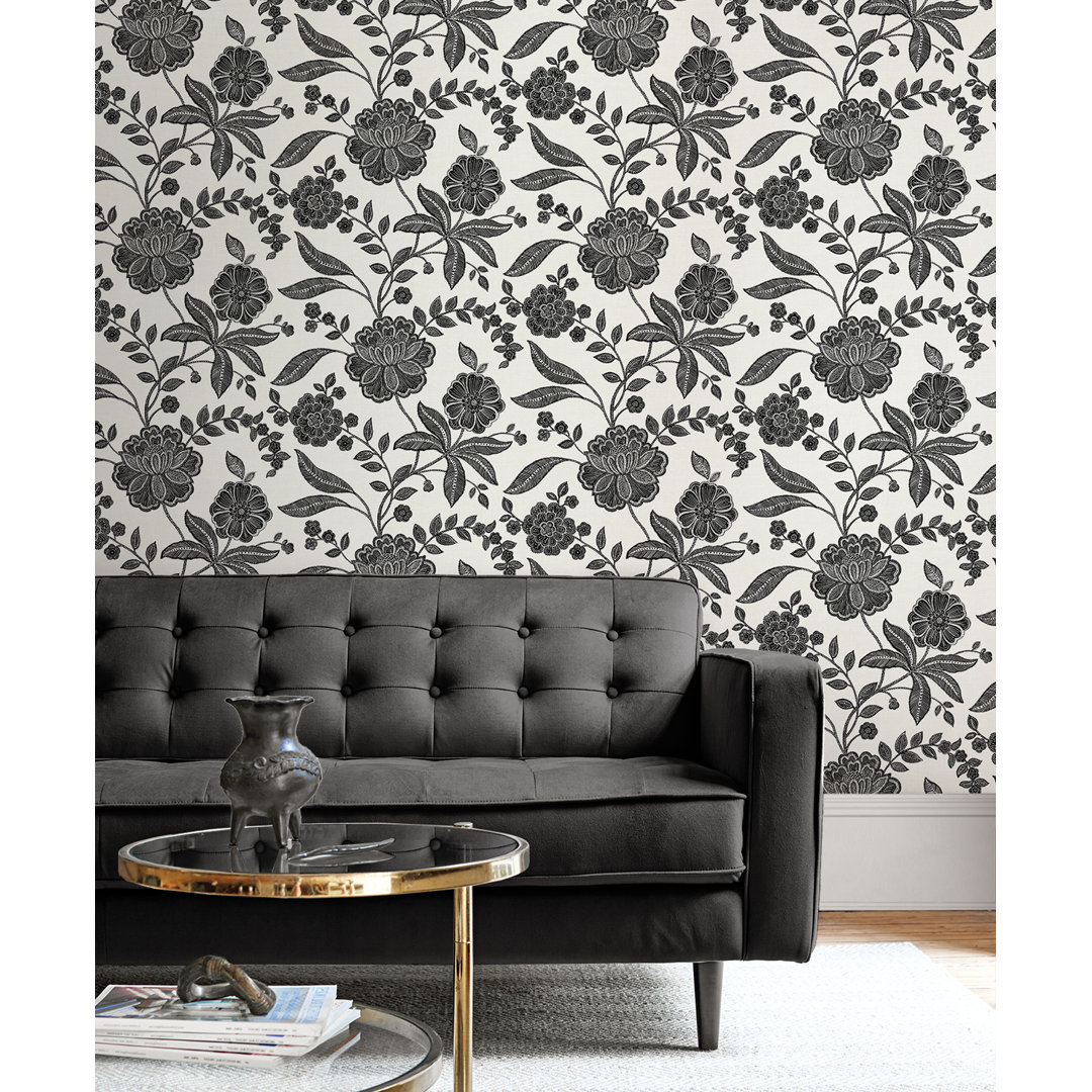 Peel & Stick Floral Roll Red Barrel Studio®