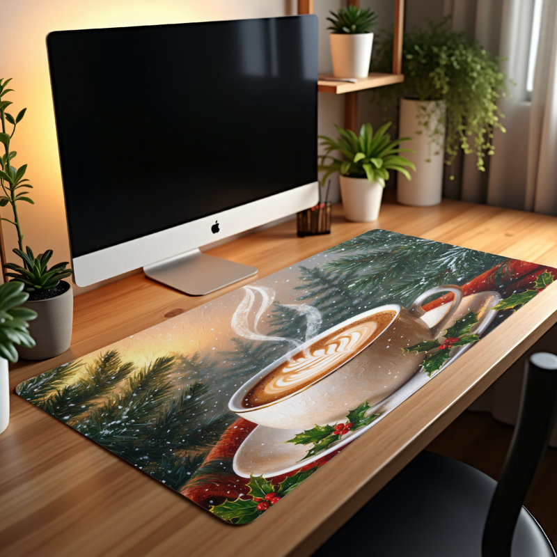 Polyester Desk Pad, 31.5x15.5