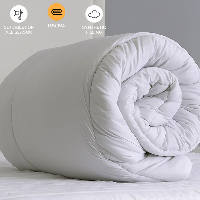 Soft Hollowfiber Anti Allergic 10.5 Winter Tog Duvet, Super King