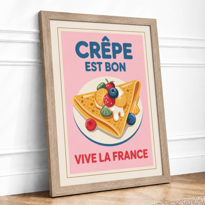 Crêpe Est Bon Vintage - Print
