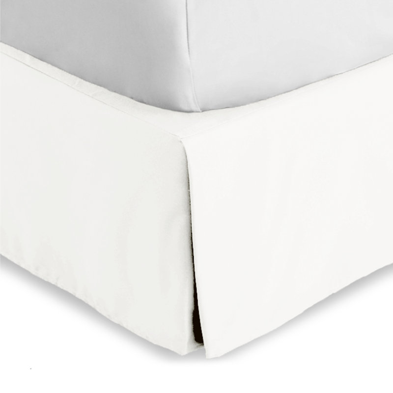 Tailored 15" Pleated Bed Skirt, Queen, Antique White