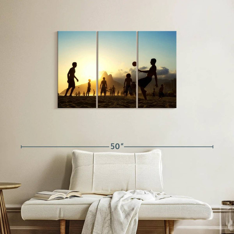 Sireci Sunset Fun Soccer, 24" H x 38" W