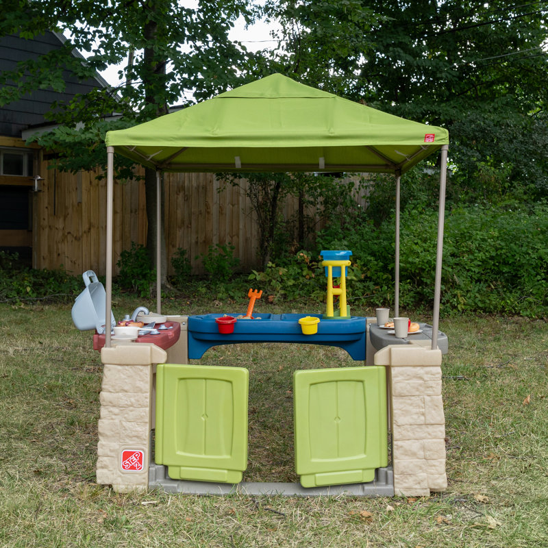 Patio Playhouse All Around Playtime Patio With Canopy Step