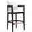 Ritz Mid-Century Modern Vegan Leather Upholstered Beech Wood Bar Stool in Ivory-42460886-50251494