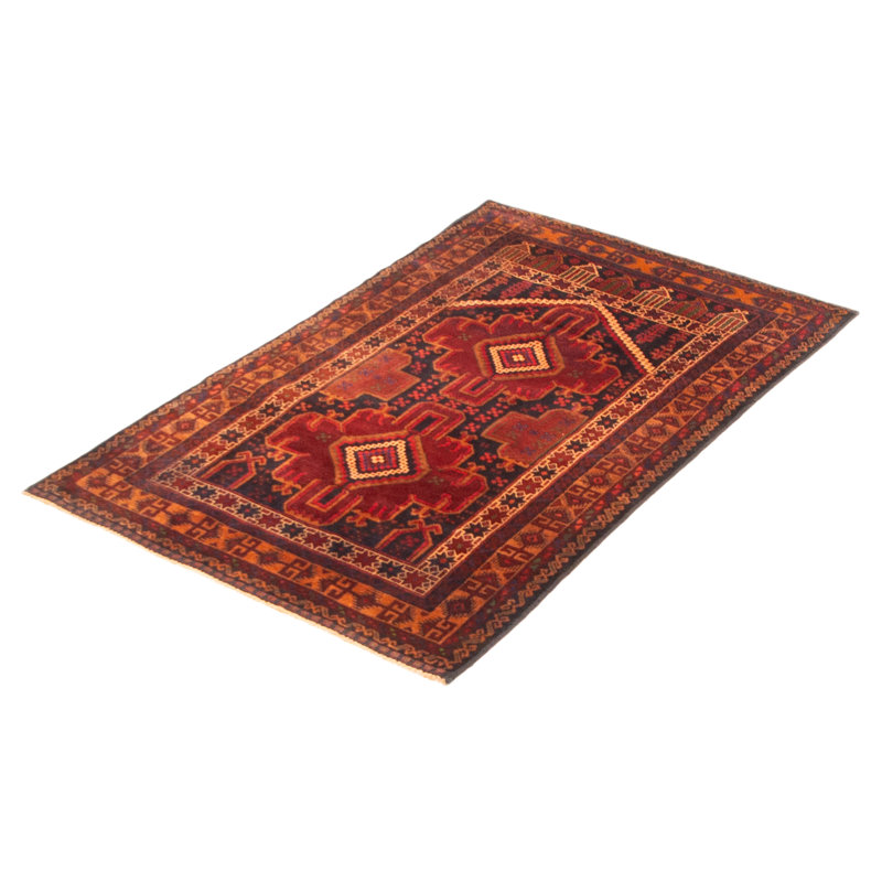 Teimani Burgundy Rug 2'11" x 4'8"