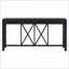 Table basse en placage d'acacia de 60 po avec 4 tiroirs U_Style