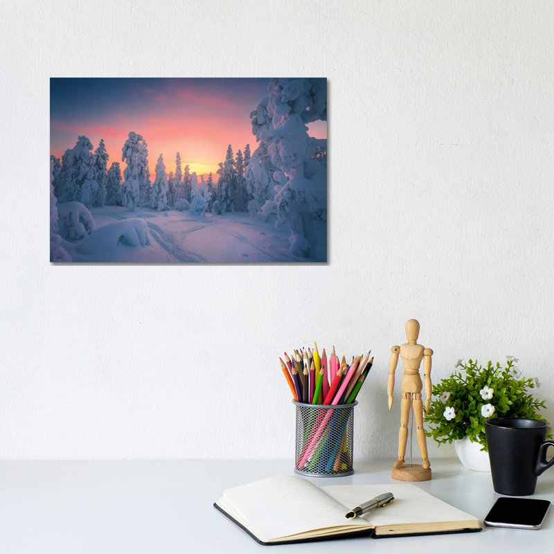 Levi Lapland - Finland by Cuma Çevik - Wrapped Canvas Print, 20.32 cm H x 30.48 cm W