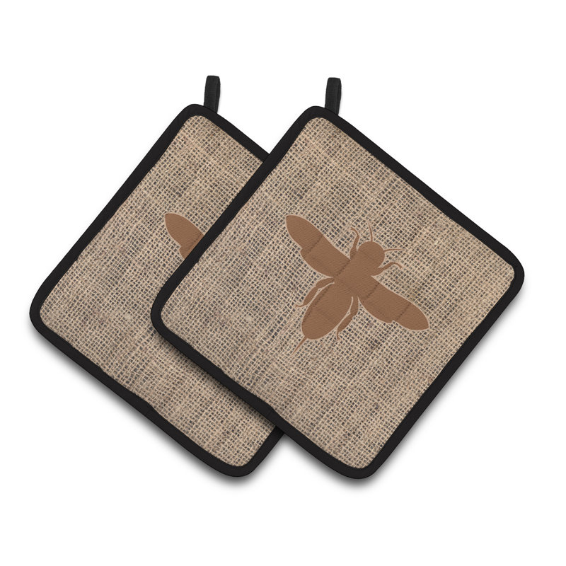 Cuisinier poignée abeilles août Jesse, Brun
