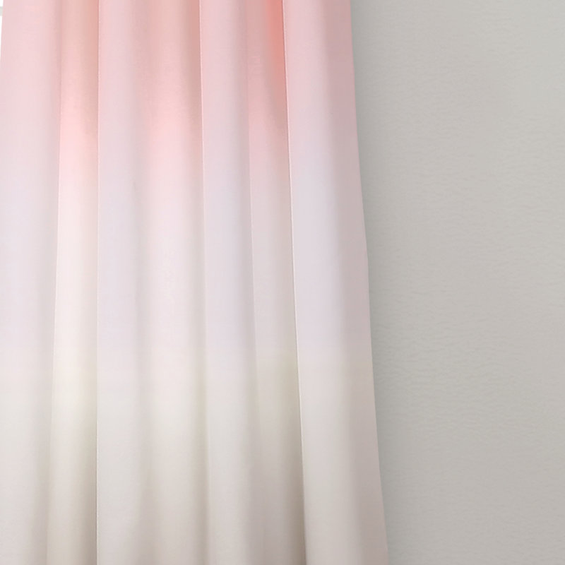 Room Darkening Curtain Pair, Blush, Width 132 x Drop 213 cm