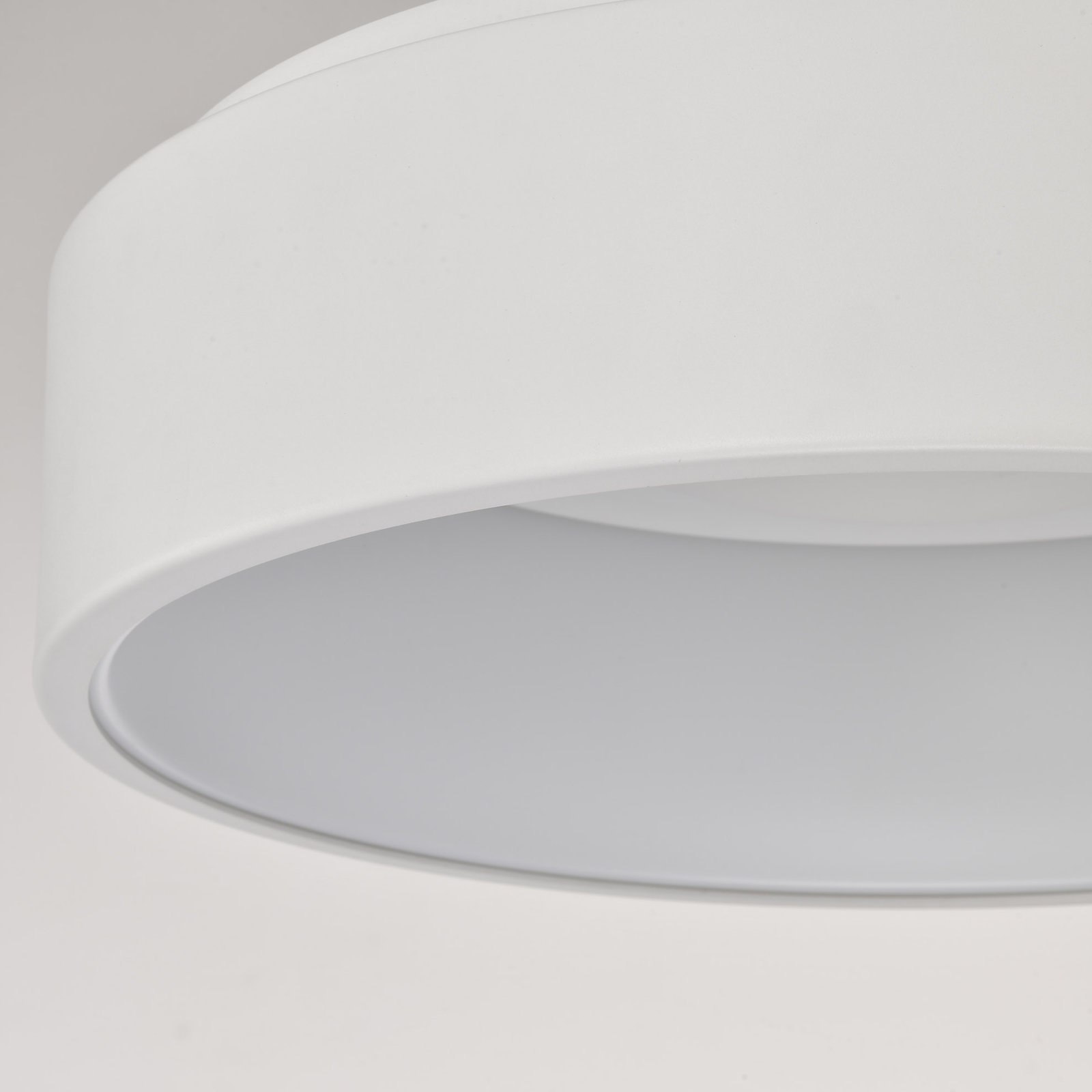 Lucien Single Light Flush Mount, White, 6.06" H x 6.06" W x 17.75" D