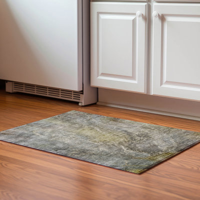 Premium Machine Washable Mayfield AMF2307 Abstract Rug