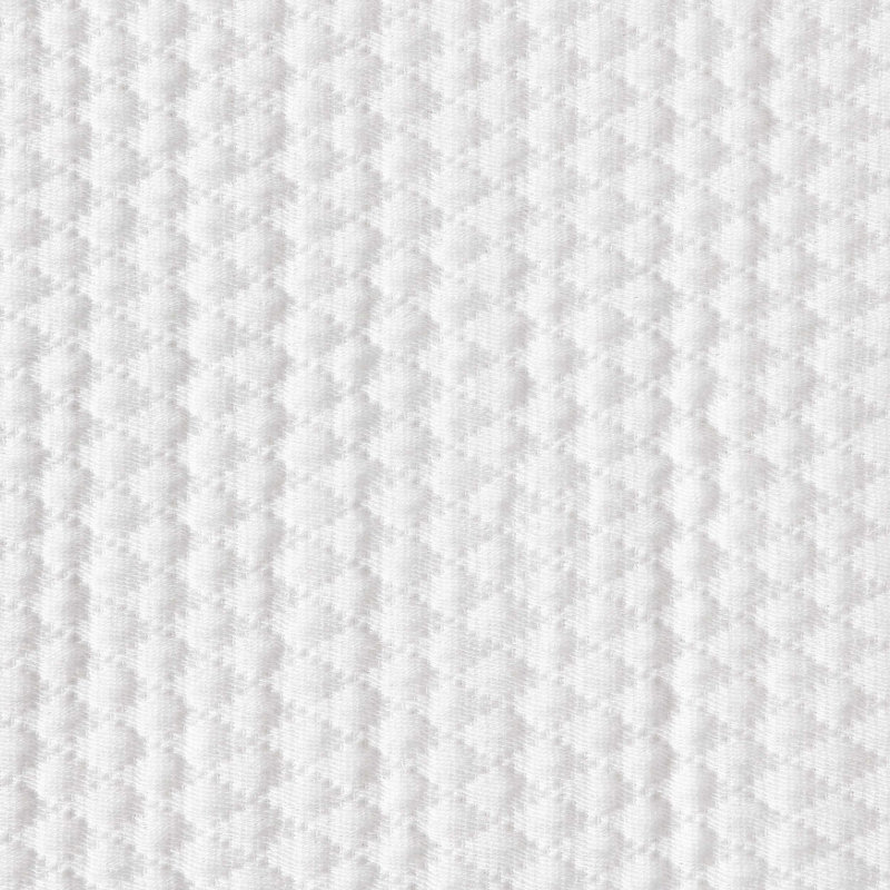 Vera Wang Matelesse Cotton White King Blanket, White, King