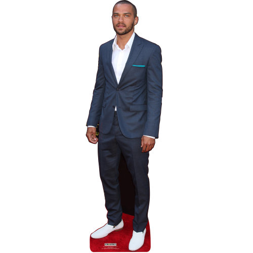 SC2565 Jesse Williams - Tapis rouge découpé en carton debout