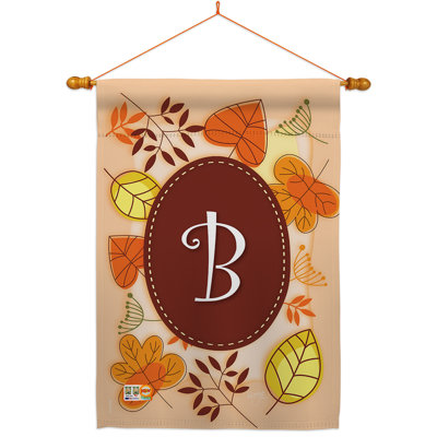 Ensemble de drapeaux en polyester 40 x 28 po Autumn