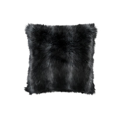 Faux Fur Square Pillow Cover & Insert