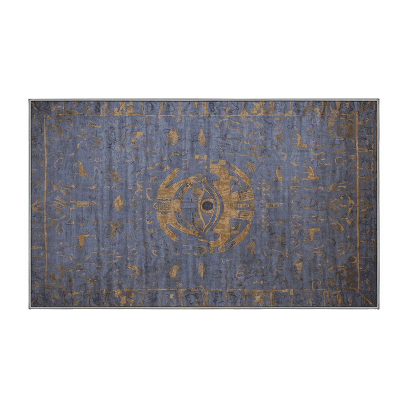 Machine Washable Gray Area Rug, Runner 2' x 4'