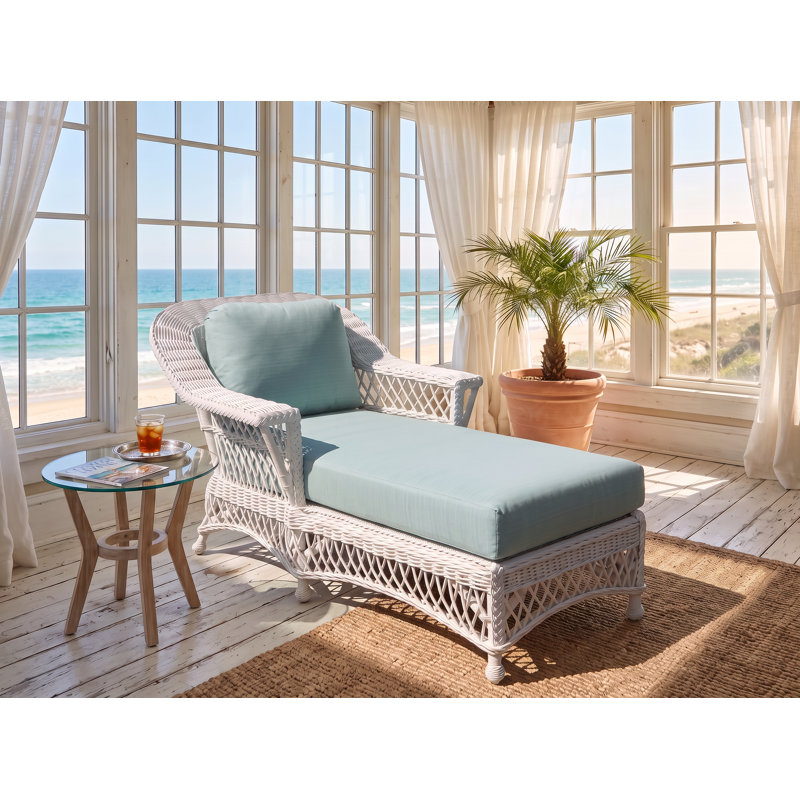 Chaise longue avec coussin Rosado, Ibiza antique