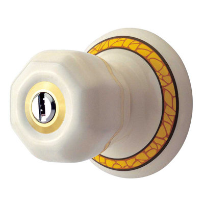 2'' Diameter Keyed (Entry) White/Yellow