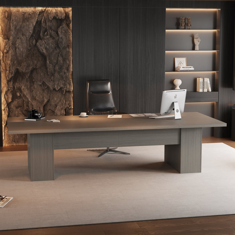 Bureau Anqunette, Chêne gris / chêne gris