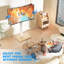 Mobile Tv Stand With Concealed Caster Wheels For 24-55 Inch Tvs