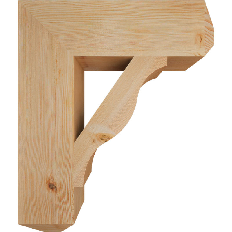 Support pour artisan Funston, H 26 po x l 5,5 po x P 22 po, Sapin de Douglas, Lisse