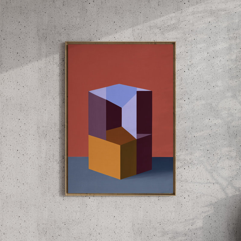 Form and Structure No. 07: Art abstrait géométrique, 18x24 in, Black