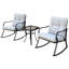 Fauteuil à bascule et chaise basse-216707150