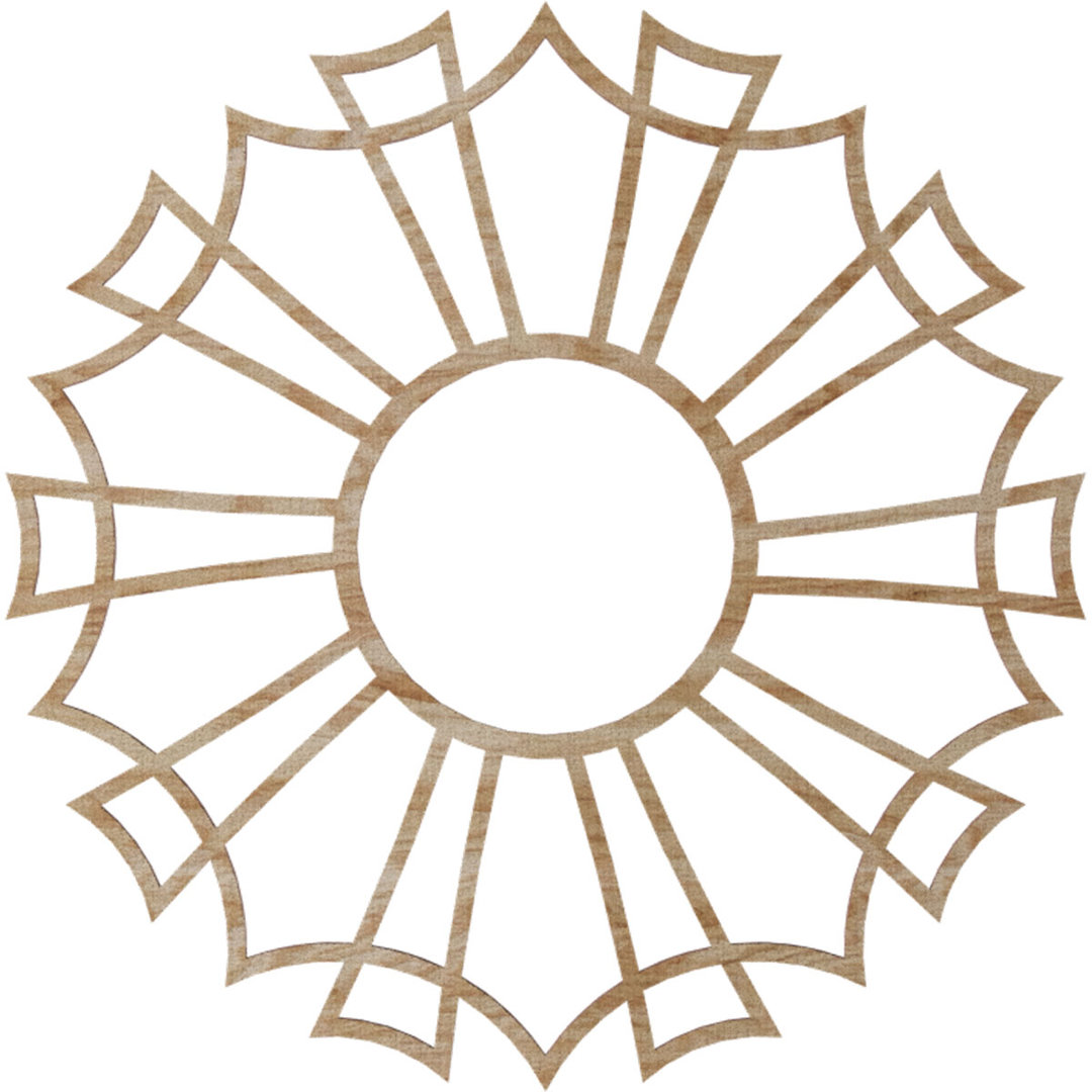 Augustus Wood Fretwork Pierced Ceiling Medallion Ekena Millwork 