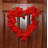 18" Berries & Floral Heart Shaped Wreath
