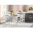 Fleurance 6 - Person Solid Wood Top Four Leg Dining Set