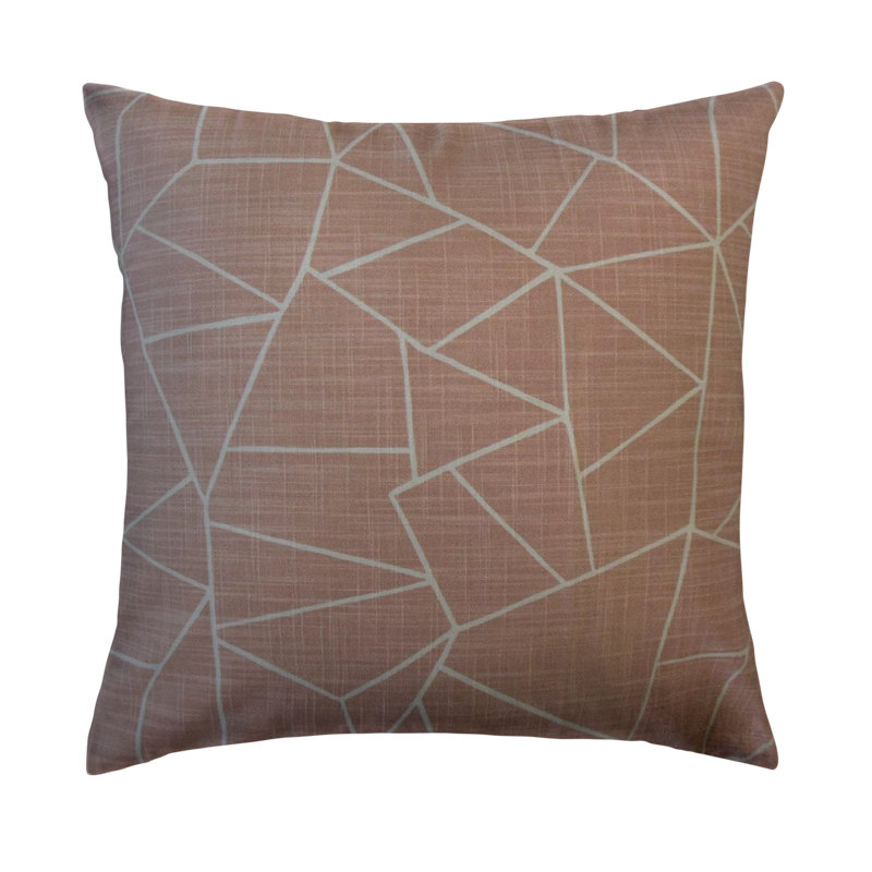 Coussin Uheri, Rosé, 18 po x 18 po