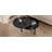 Modern Round Wood Rotating Tray Coffee Table With Storage-1994629218